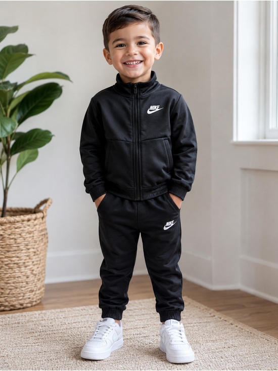 Nike Other - Nike Boys Black Jogger Sweatpants with White Logo